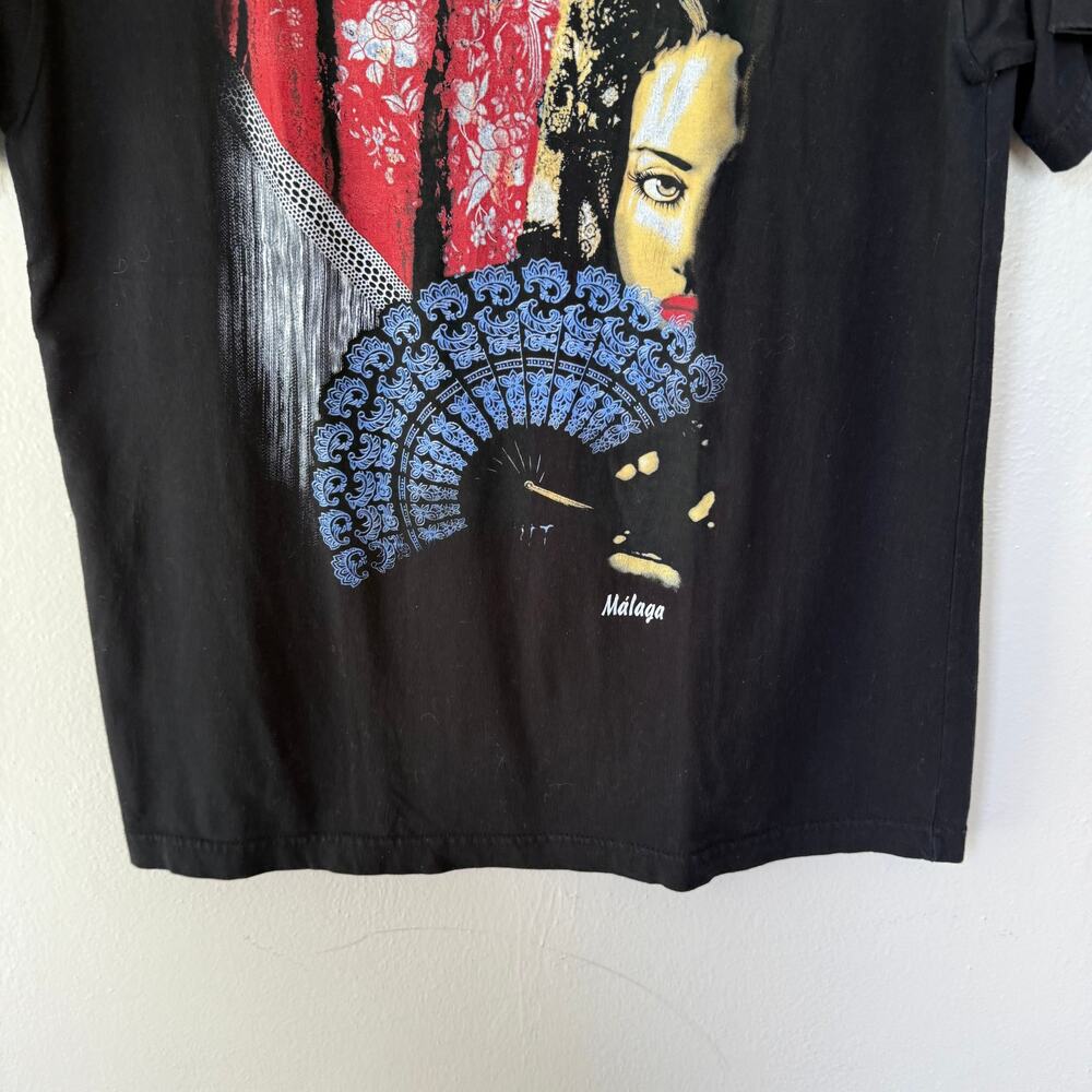 Safon España Flamenco size L Black T-Shirt - Picture 4 of 7